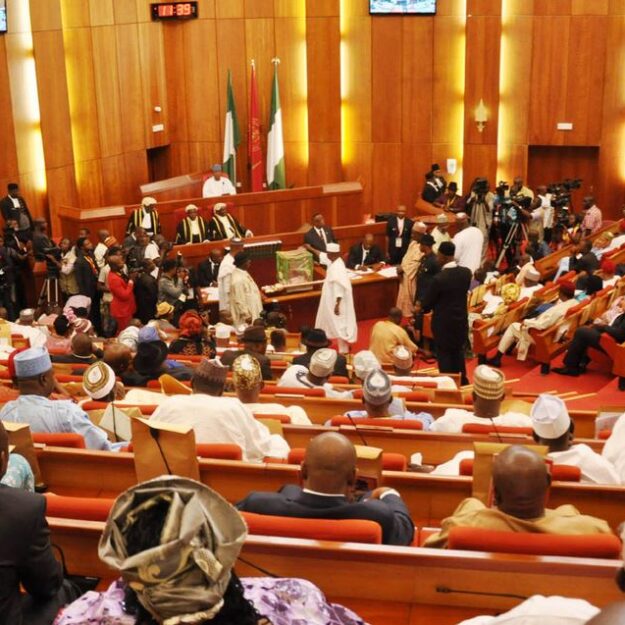 BREAKING: Senate In Rowdy Session Over N29 Trillion Ways And Means Funds