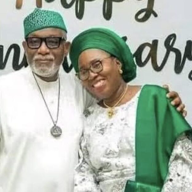 Ex-Ondo First Lady, Betty Lambasts ‘So-Called Friends’ Of Akeredolu In Her Tribute To Late Governor