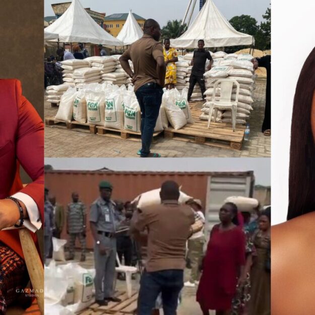 Kunle Remi, Yvonne Jegede React as Lagosians Queue to Buy N10k ‘Customs Rice’