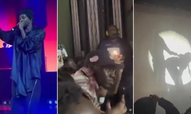 Man Leaves Concert Heartbroken As Omah Lay Sensually Rocks His Girlfriend On Stage [Video]