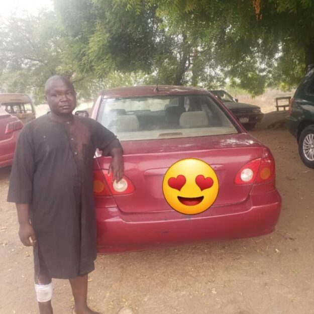 Photo Of Car Thief Who Was Nabbed By Police In Nasarawa