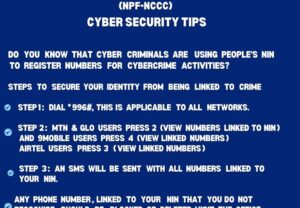 Police alert on cyber crime with NIN, provide cyber security tips