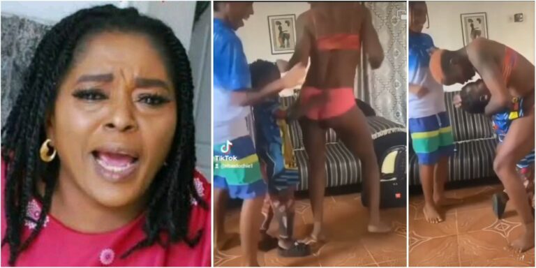 Rita Edochie Blows Hot Over Video Of Children Spanking Their Mother's Backside 