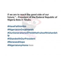 Seyi Tinubu urges Nigerians to endure hunger, hardship