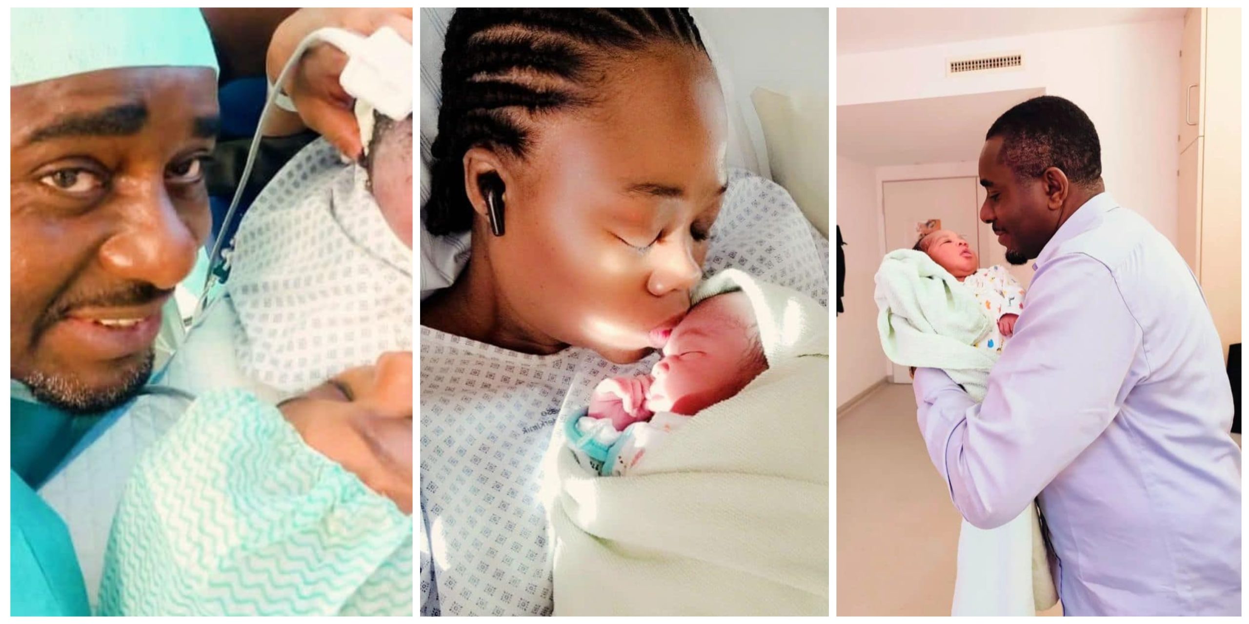 Actor Emeka Ike Welcomes Baby Girl With His Wife On His Birthday [Photos]