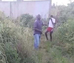 Eyewitness Calls Out Man After Catching Him With Teenage Girl In the Bush (Video)