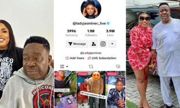 Mr Ibu’s Adopted Daughter, Jasmine Accused Of Converting His TikTok Account To Hers