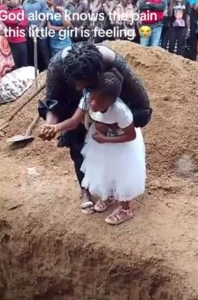 You Were My Best Friend, I Love You – Little Girl Breaks Down At Mother’s Funeral (Video)