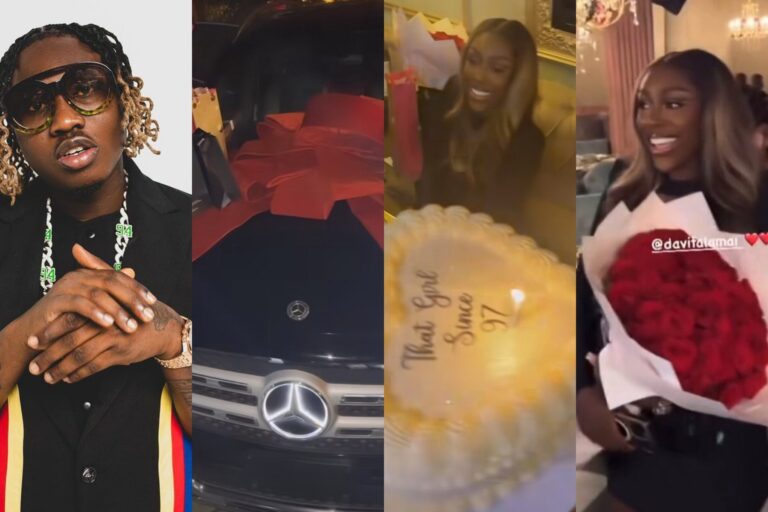 Zlatan Ibile Surprises His Babymama With Mercedes Benz, Other Gifts On Her 27th Birthday