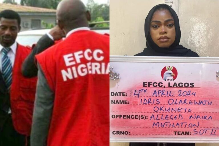 "Ask Bobrisky For Update" – EFCC Tells Nigerians Who Abuse Naira Notes