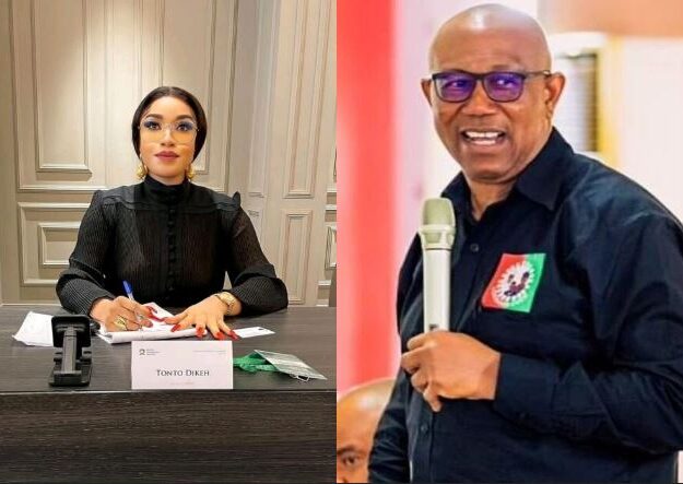 Were You Truly Committed To Taking Nigeria To The Next Level?- Tonto Dikeh Slams Peter Obi Over The Quality Of Boreholes He Drilled In Some Northern C…