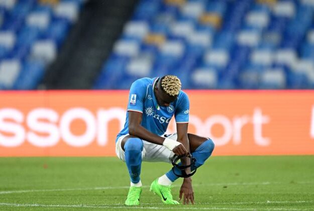 Napoli Remove Osimhen From Serie A Squad, Hand No. 9 Shirt To Lukaku