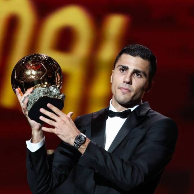 Rodri Named 2024 Ballon d’Or Award Winner