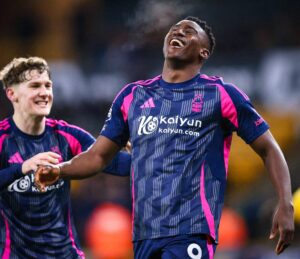 ‘We’re Happy For Him’ — Nottingham Forest Boss Celebrates Awoniyi’s Goal Vs Wolves