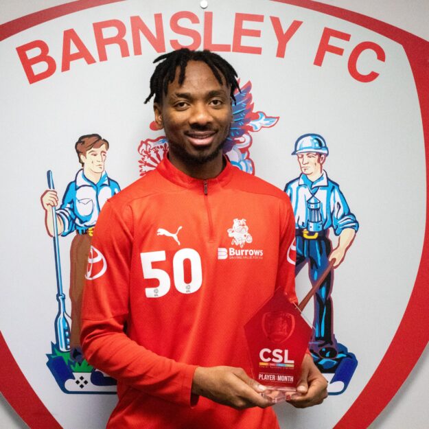 Nwakali Named Barnsley’s January Player Of The Month